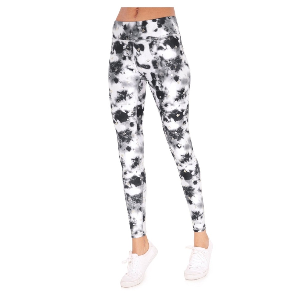 New Without Tags Terez Leggings Tie Dye and Stars